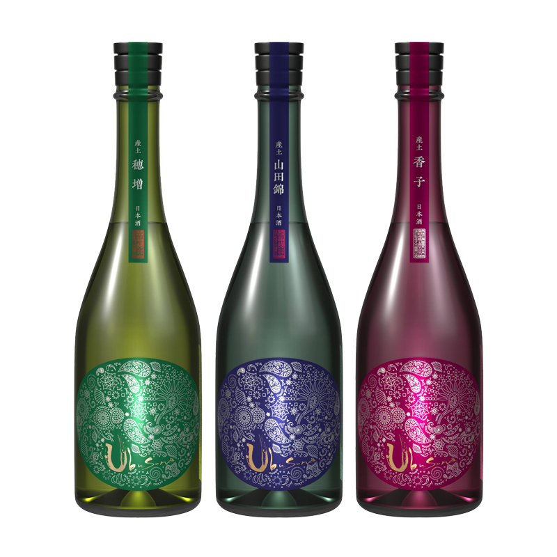 産土 山田錦×穂増×香子|五農醸3本セット – UTAGE 産土 山田錦×穂増×香子|五農醸3本セット – UTAGE